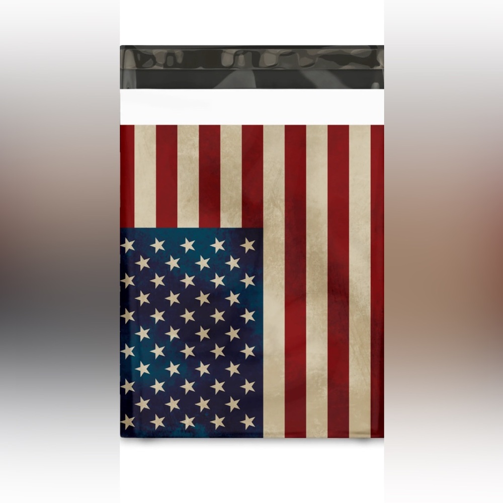 POLYMAILERS (20)10x13 Rustic American Flag Designer Premium Poly Mailers 🇺🇸